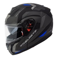 Casco Mt Fu401 Atom Sv Hibrido F7 Azul Mate Talla L
