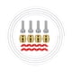 thumbnail image 5 of Kit De Manguera De Freno De Disco Hidráulico Para Bicicleta MTB, Herramientas De Reparación De Ciclismo, Universal, Blanco, 5 of 5