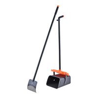 Ioensy - Juego De 2 Bandejas Y Rastrillos Para Recoger Excrementos De Perro, Para Gatitos, Perros Grandes, Medianos Y Pequeños, Para El Jardín.