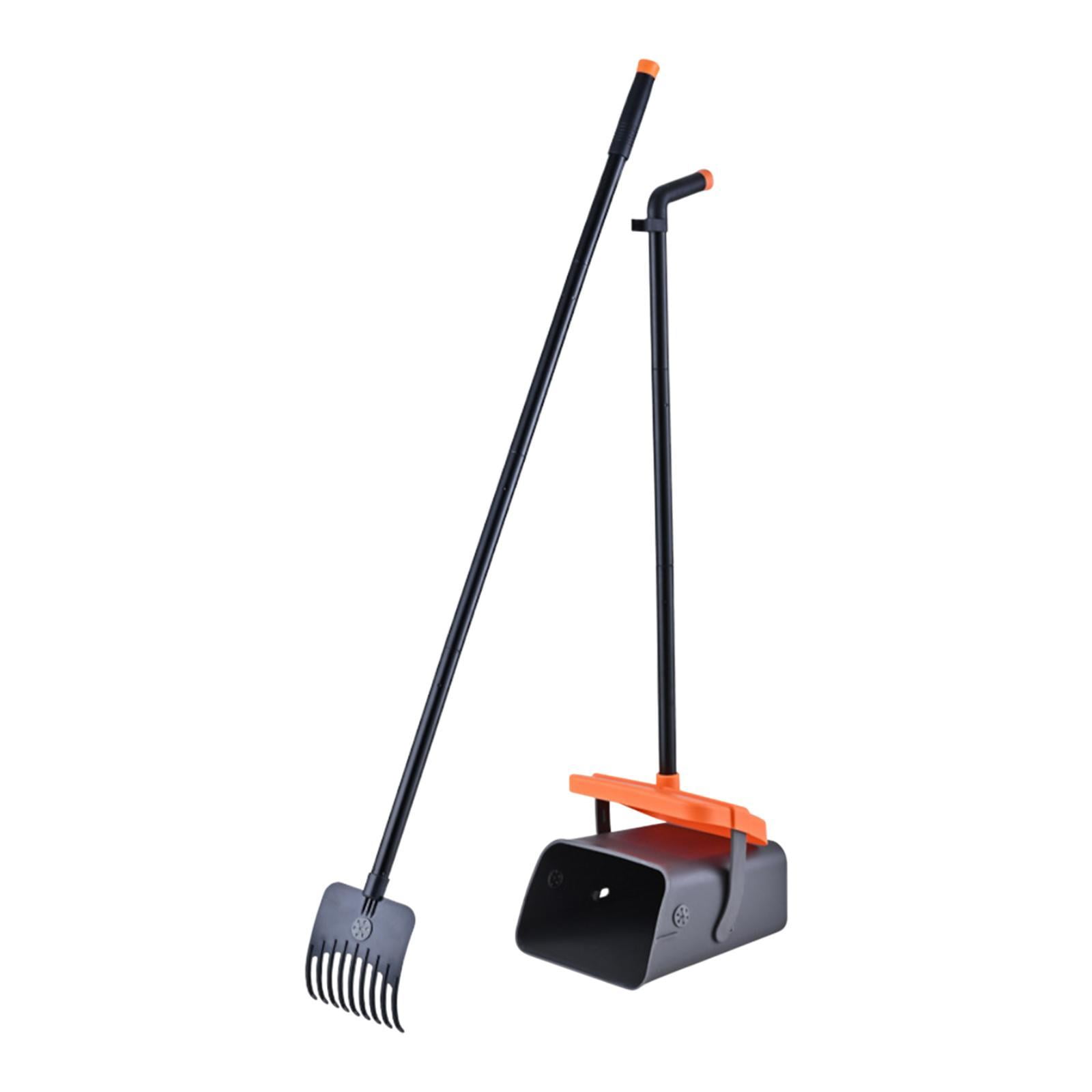 Ioensy - Juego De 2 Bandejas Y Rastrillos Para Recoger Excrementos De Perro, Para Gatitos, Perros Grandes, Medianos Y Pequeños, Para El Jardín.