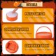 thumbnail image 3 of Riakrum 6 Pack Halloween Pumpkin LED Lights, Orange, 3 of 3
