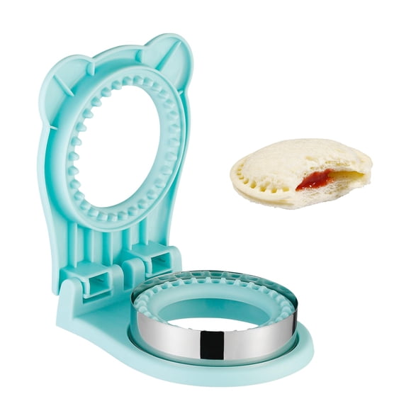 Cortador y sellador de sándwiches FISHCLOUD de 9,4 cm, círculo para niños