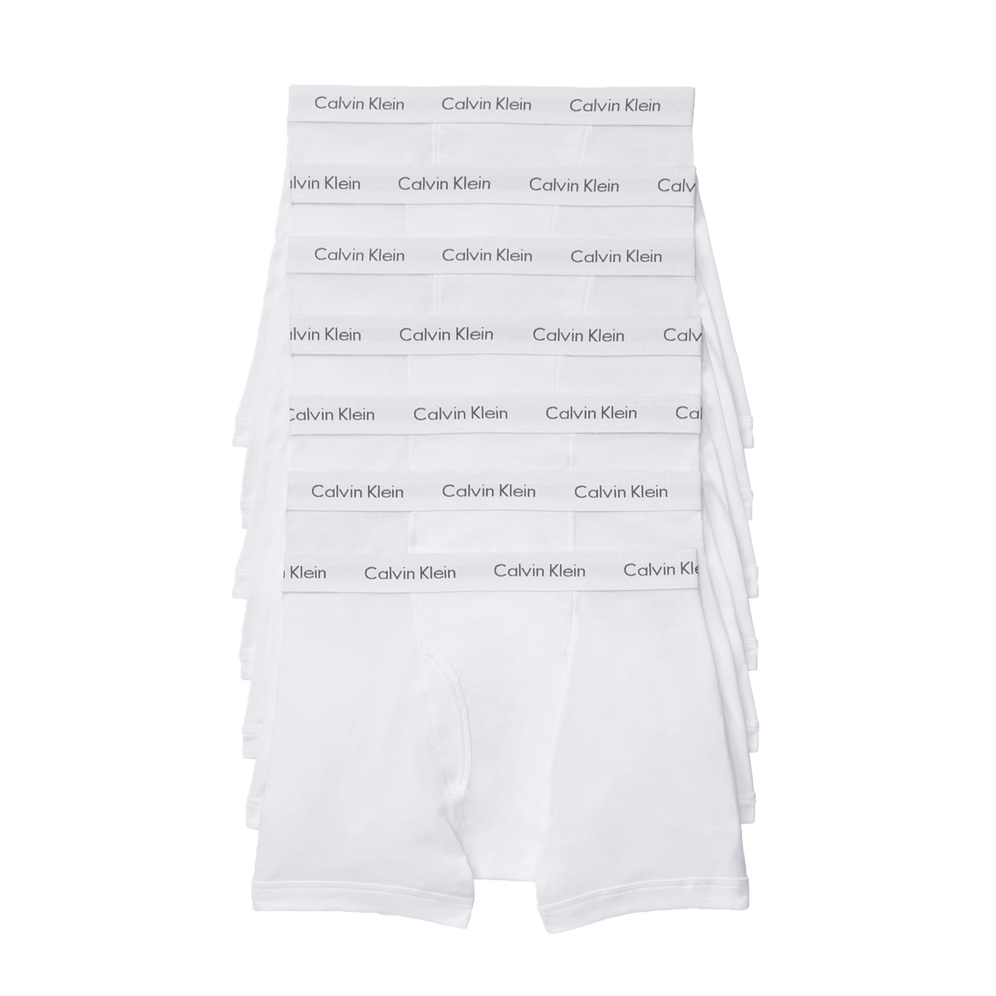 Calzoncillo Bóxer Calvin Klein Cotton Classics Para Hombre, Color Blanco, Talla L