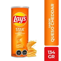 Papas Fritas Tarro Stax Cheddar 134 G Lay'S