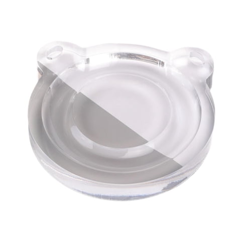 Magideal - Bandeja De Cuentas De Acrílico Transparente, Bandeja Multifuncional Para Manualidades, Bandeja De Exhibición De Cuentas De Acrílico Para Pulseras, Dis Placa De Oso