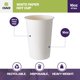 thumbnail image 2 of Vaso de Papel CIAO! Blanco Desechable 473 mL Paquete de 1,000, 2 of 9