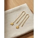 thumbnail image 3 of Aros Cadenas Oro 18k 3cm Colgantes 1.5gr Regalo Mujer, 3 of 15
