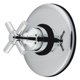 thumbnail image 1 of Control de volumen Kingston Brass KB3001EX cromo pulido, 1 of 2
