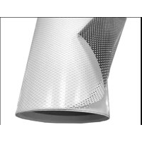 Genérico - Vinilo Microperforado Visión Unidireccional Blanco Ventana (1Metro)