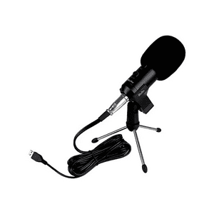 Micrófono Condensador Kolke Con Trípode Kpi-271 Color Negro