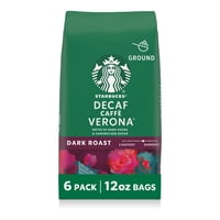 Café Molido Starbucks Decaf Caffè Verona Dark Roast 6 X 354 Ml