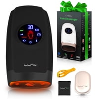 Masajeador De Manos Eléctrico Lunix Lx7 Con Pantalla Táctil Con Compresión