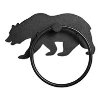 Magideal - Colgador De Anillo Para Toallas De Mano, Colgador De Paños De Cocina, Elegante Decoración Para El Hogar, Soporte Para Toallas De Baño, Gancho Para