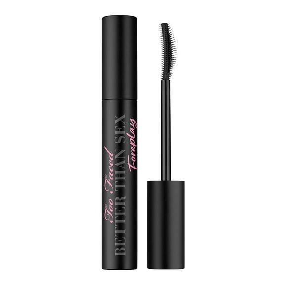 Máscara de pestañas Too Faced Better Than Sex Foreplay, 8 ml, color negro
