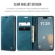 thumbnail image 3 of CaseMe Funda de Cuero para iPhone 16 Pro Max, Funda de Cuero Tipo Billetera con Tarjetero, Cierre Magnético, a Prueba de Golpes, Soporte, Funda Protectora para iPhone 16 Pro Max, Azul, 3 of 12