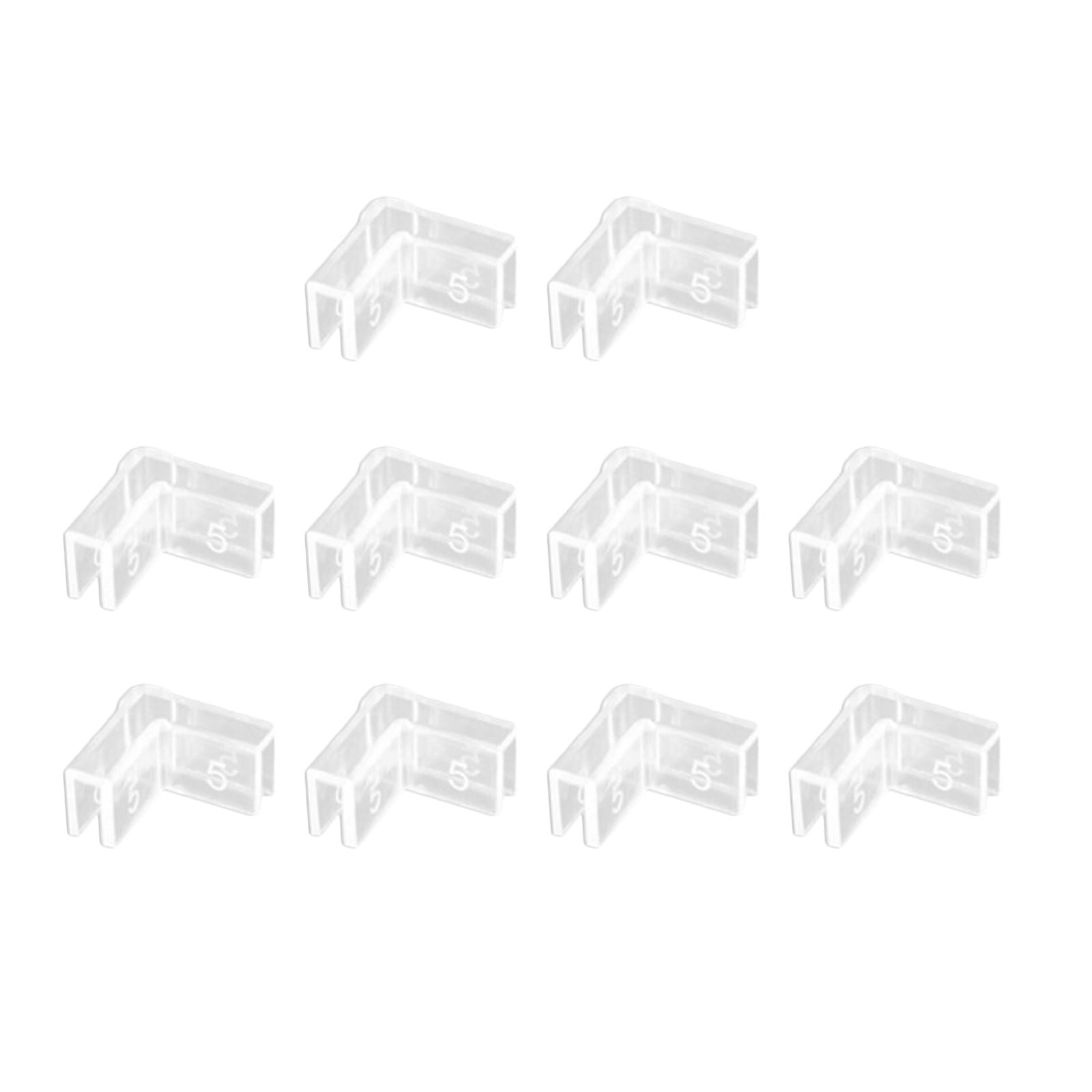 Ioensy - Protector De Esquinas Transparente Para Acuarios, Protectores De Esquina Para Peceras De 5mm, 10 Uds.