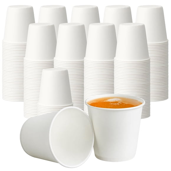 Vasos de papel desechables PACKINNO de 90 ml para enjuague bucal, paquete de 200