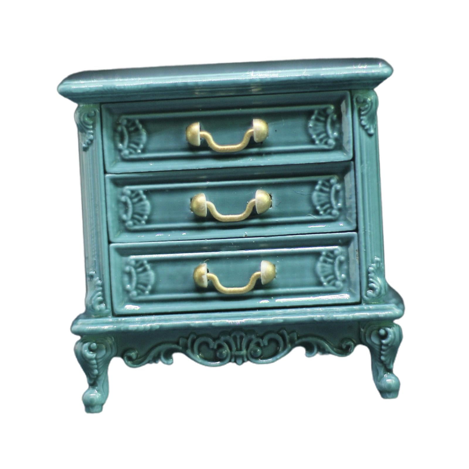 Bothyi - 1:16 Dollhouse Night Stands Gabinete Accesorios Muebles Modelo Para Niños