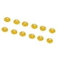 thumbnail image 4 of 12pcs cabezas de turbo cono de bronce volar material de atar para tubo moscas amarillo, 4 of 5