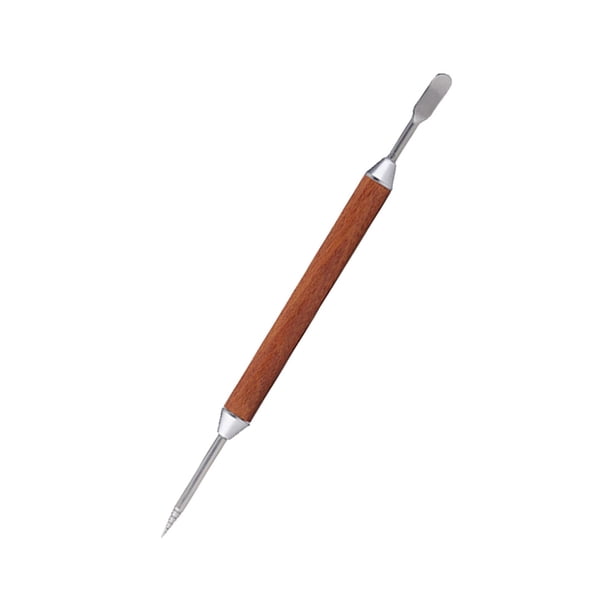 Bolígrafo de puntada elegante para café, bolígrafo artístico para decoración de café, herramienta de Barista, herramientas de cocina, bolígrafo para De madera