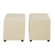 thumbnail image 1 of Set Poufs Cali Pu Beige, 1 of 3