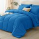 thumbnail image 1 of Juego de Edredón CozyLux 7 piezas para cama doble, azul real, 1 of 9