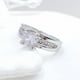 thumbnail image 3 of Anillo de Compromiso, Solitario con detalles en Circonitas Pavé, Talla 8, Plata 925, 3 of 6
