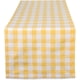 thumbnail image 1 of Table Runner DII a cuadros, 100% algodón, 14 x 72 cm, color amarillo, 1 of 8