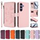 thumbnail image 3 of Funda Cartera Mariposa para [Samsung Galaxy S24] con Soporte y Cremallera Rosa, 3 of 6