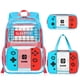 thumbnail image 1 of Mochila JIRAIKEI Gamer Kids transparente con forma de mochila y almuerzo, 1 of 7