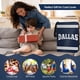 thumbnail image 5 of Carpeta Para Tarjetas De Fútbol Dallas De 400 Bolsillos Azul Marino, 5 of 6