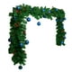 thumbnail image 5 of Guirnalda Navide?a De Flores Artificiales Para Exhibición De Puerta, Porche Delantero, Color Azul, 5 of 5