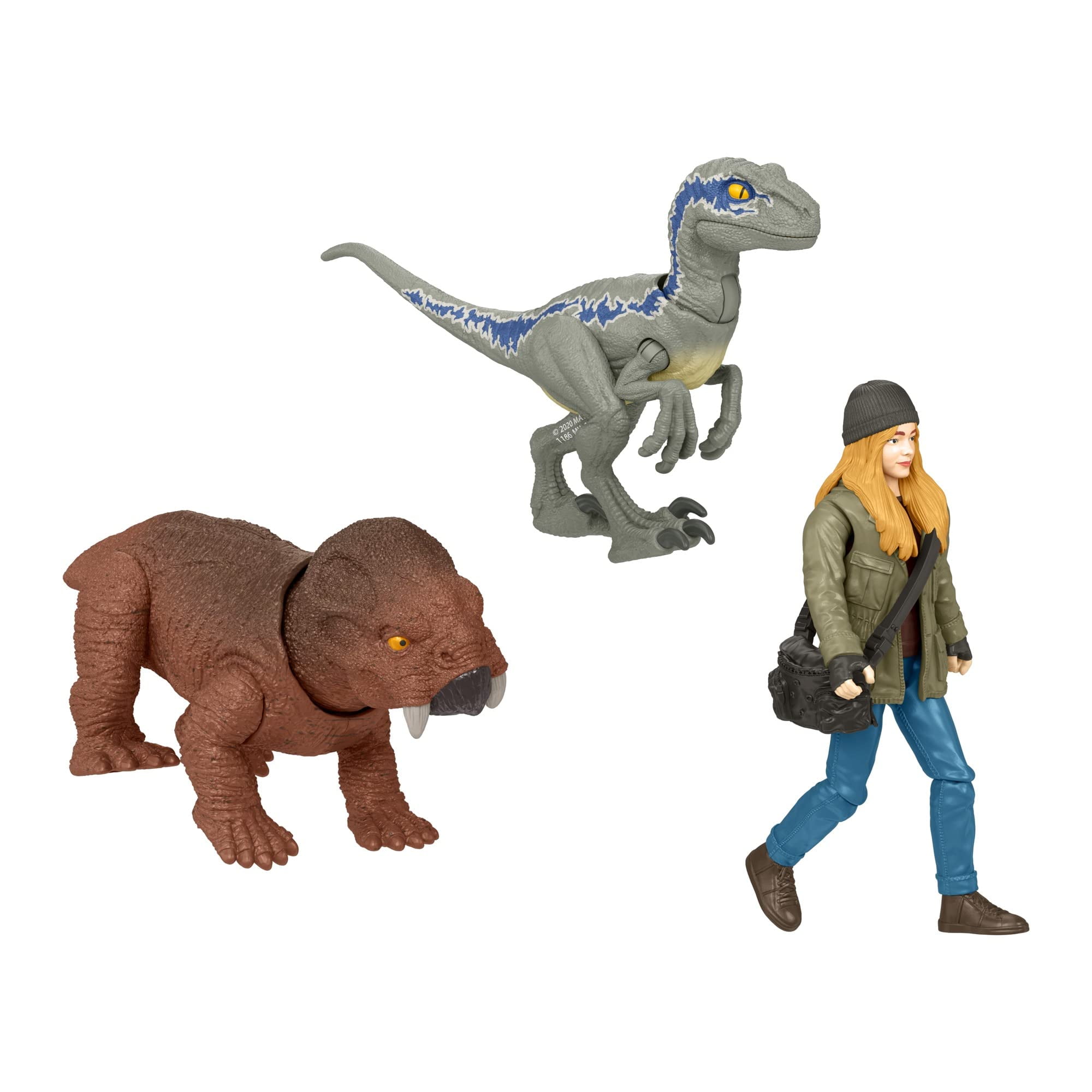 Figuras De Acción Mattel Jurassic World Dominion Human & Dino