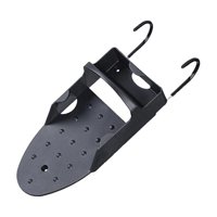 Magideal - Soporte De Hierro Para Montaje En Pared, Fácil Montaje Con Gancho, Se Adapta A La Mayoría De Planchas, Estante De Almacenamiento De Hierro Negro