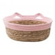 thumbnail image 5 of Cesta Para Cama De Gato Tejida A Mano, Nido De Cama Para Perro, Cestas Para Rascar Gatos Japonesas, Rosa M, 5 of 5