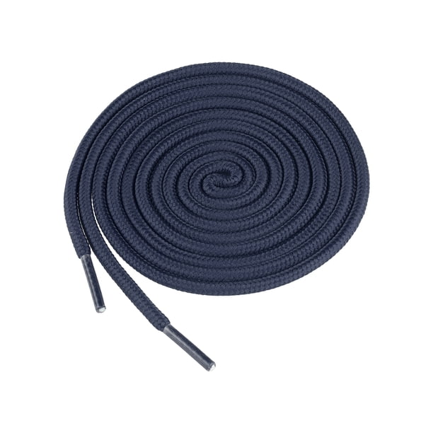 INSPIRA CHIC 2 Pares de Cordones Redondos para Zapatos al Aire Libre Cordones para Botas de Senderismo Zapatillas Calzado Deportivo Reemplazo Azul Marino 70cm/27.55"