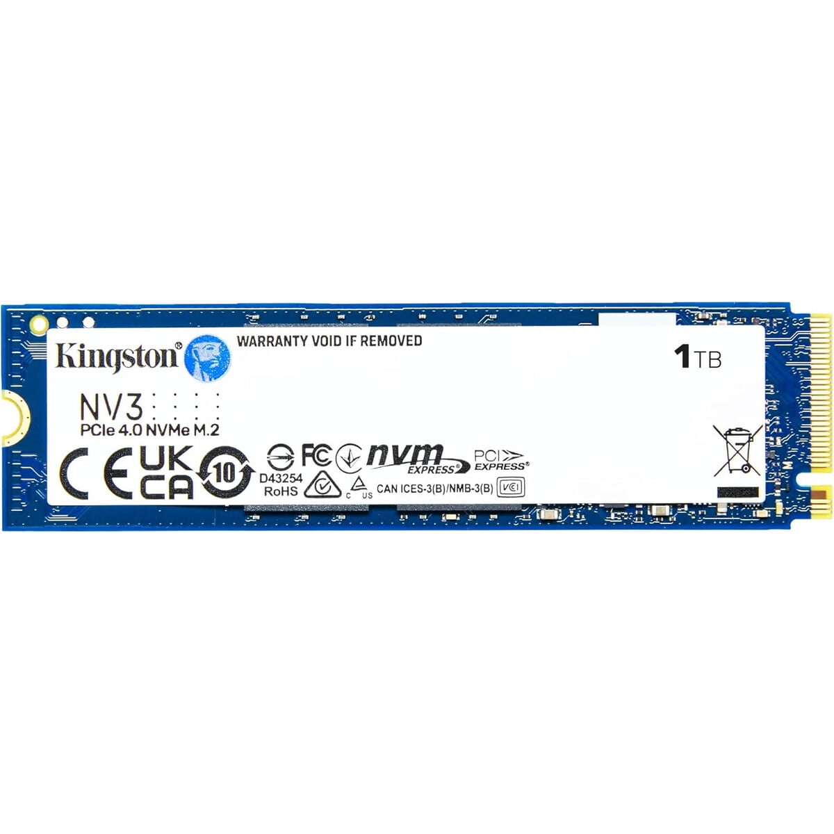 Ssd Kingston Nv3 1tb M.2 2280 Pcie 4.0 Nvme