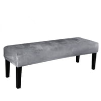 Xusx111 - Cubiertas De Banco Rectángulo, Cubierta De Silla De Comedor Extraíble, Cubiertas De Silla De Banco De Estiramiento Universal De Ajuste Suave, Protector De Asiento De Jacquard Anti-Polvo Lava