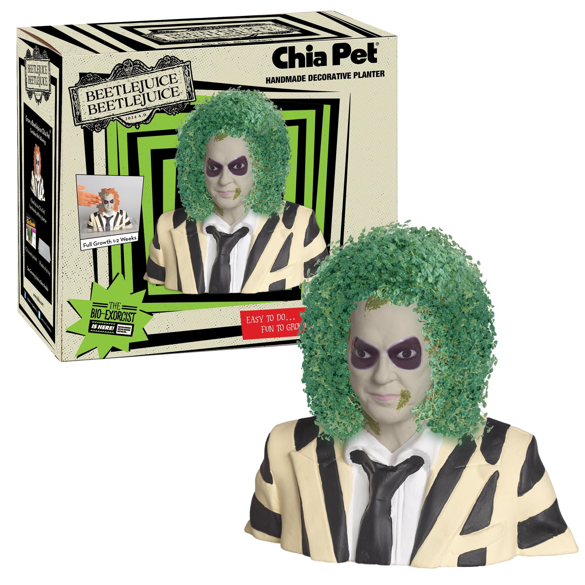 Maceta Decorativa De Cerámica Chia Pet It Pennywise Con Semillas