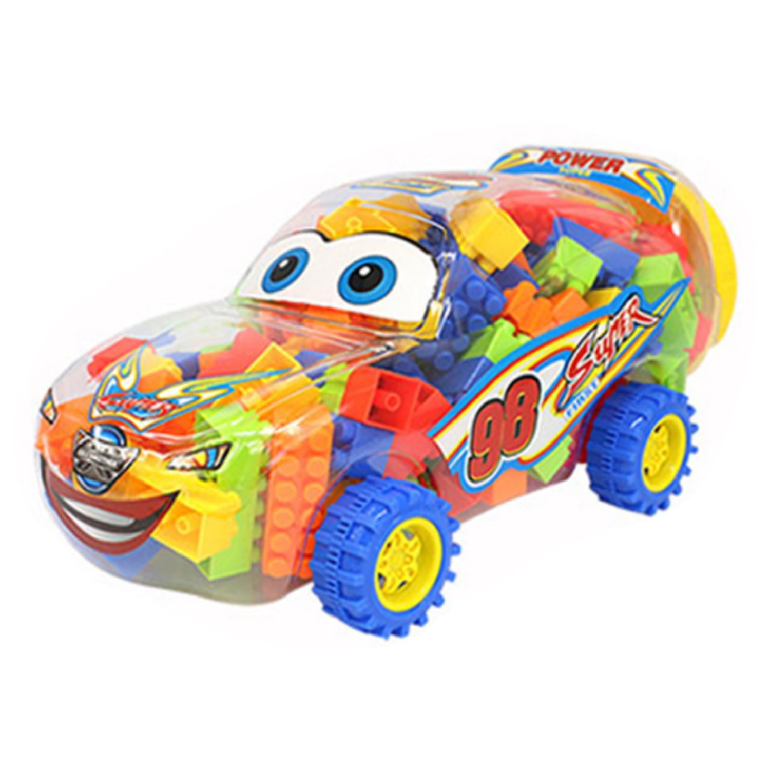 Genérico - Juguetes Bloques De Construccion En Auto Portatil Infantil