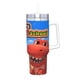 thumbnail image 2 of Escuela de Pequeños Dinosaurios Vaso aislado de acero inoxidable con asa, diseño temático, regalo para familia, amigos y fans; incluye pajita y encaja en el portavasos estándar, 40 oz, 2 of 6