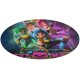 thumbnail image 1 of Alfombra Redonda de Felpa Coral Kitti Katz 60cm, 1 of 6
