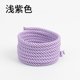 thumbnail image 1 of Cordón Trenzado Suxumhao Morado Claro y Blanco 5mm 16.4 Yardas, 1 of 3