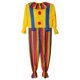 thumbnail image 2 of Traje De Payaso Comedia Rayas Traje De Ni?os Fiesta Divertida Disfraces M, 2 of 3