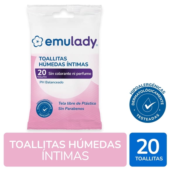 Toallita húmeda Íntimas, 20 Un