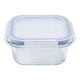thumbnail image 1 of Contenedor 310ML Vidrio Cuadrado 1 Pieza Transparente, 1 Un, 1 of 2