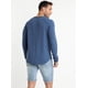 thumbnail image 3 of Sweater Cuello Redondo Azul piedra azul, 3 of 4