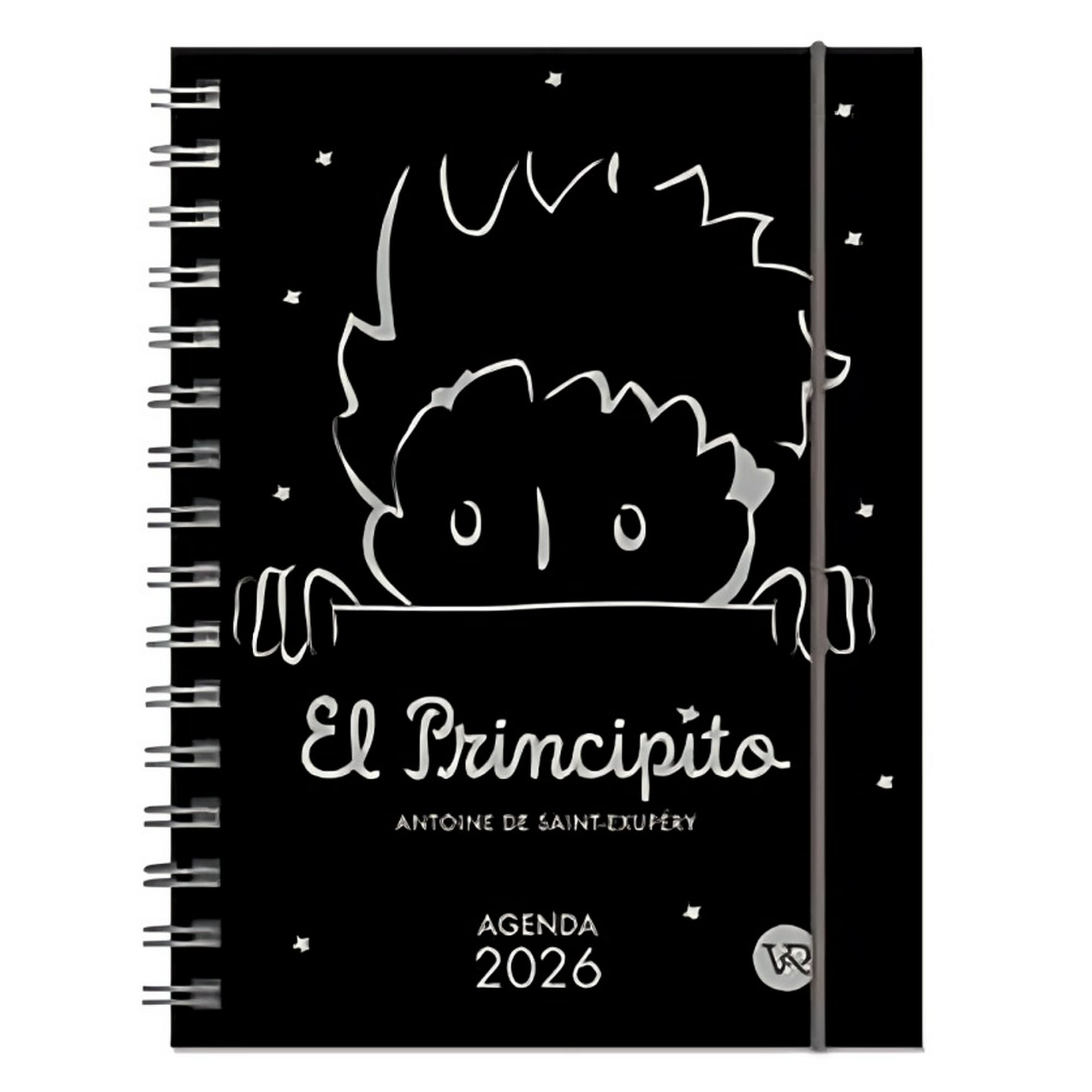 Zig-zag - Agenda 2026 El Principito-negra-anillada