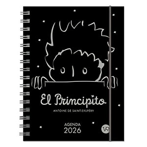 Zig-Zag - Agenda 2026 El Principito-Negra-Anillada