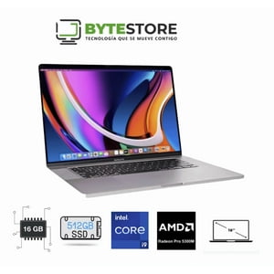 Apple - Macbook Pro Core I9 Amd Radeon Pro 5300M 16Gb Ram 512Gb Ssda2166 Reacondicionado
